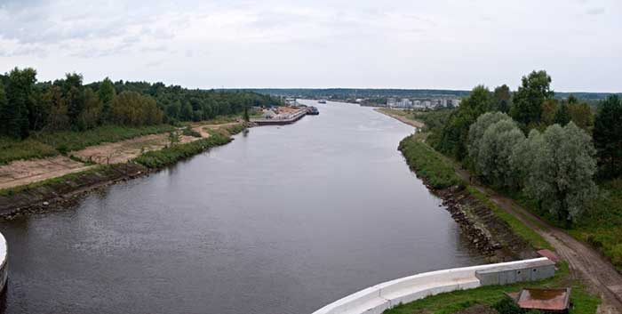 Вытегра. Шлюз Волго-Балтийского канала имени В. И. Ленина