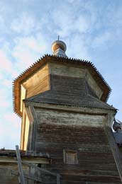 Саминский погост. Южный фасад Ильинской церкви (1692-1702 гг.)