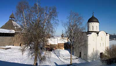 Церкви св.Георгия и Дмитрия Солунского. Староя Ладога
